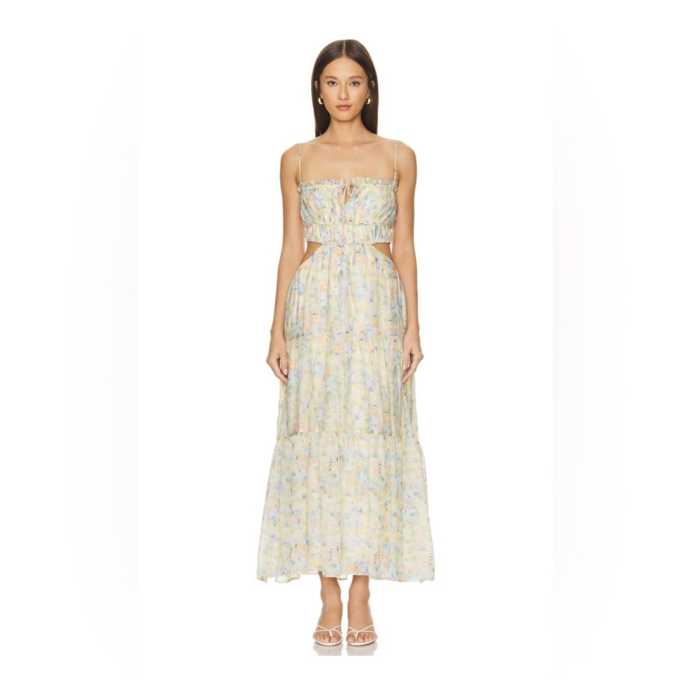 Odina Dress in Blue Orange Multi
ASTR the Label